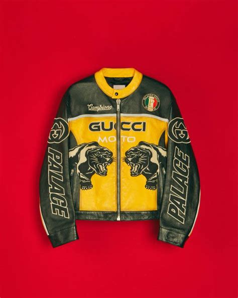 palace x gucci leather jacket|palace Gucci clothing.